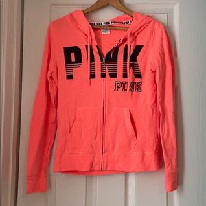 Victoria secret pink full zip hoodie